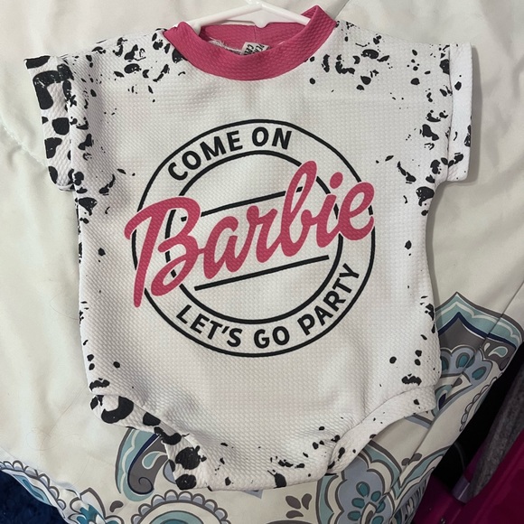 3/6 Barbie bubble romper NWOT - Picture 1 of 1